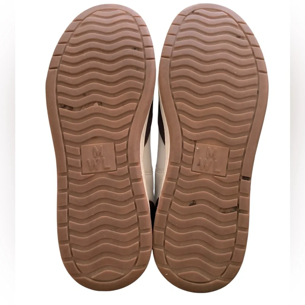 Madewell Court Sneakers Calf Hair, Leather, Suede - Espresso Bean Animal Print